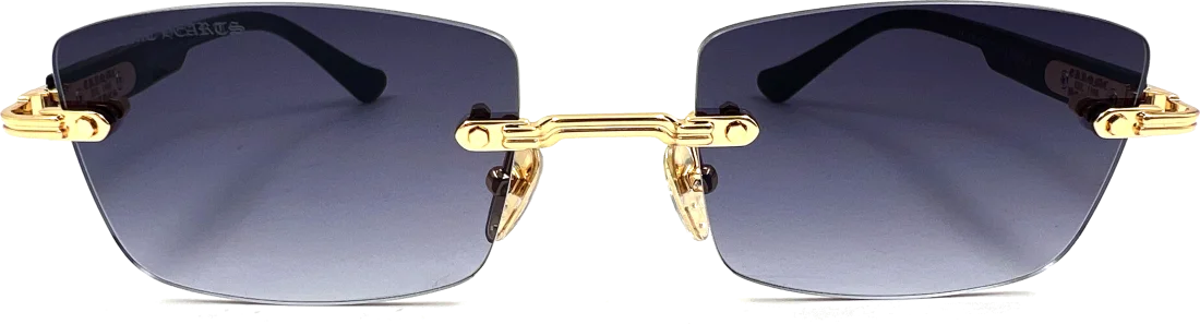 Lunettes de soleil Chrome Hearts Deep II forme rectangulaire vue 2