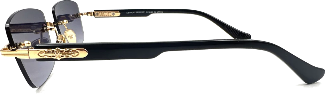 Lunettes de soleil Chrome Hearts Deep II forme rectangulaire vue 3