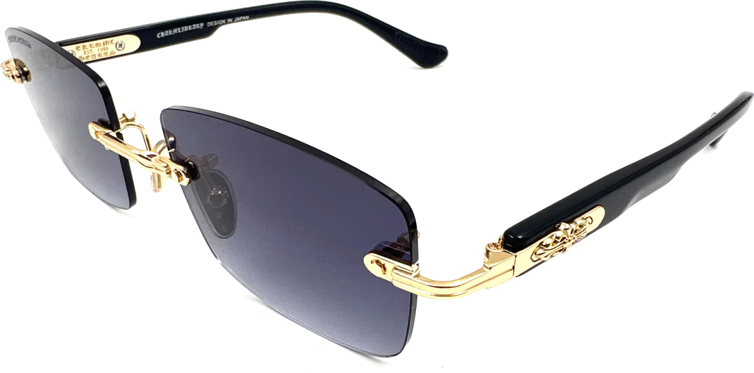 Lunettes de soleil Chrome Hearts Deep II forme rectangulaire