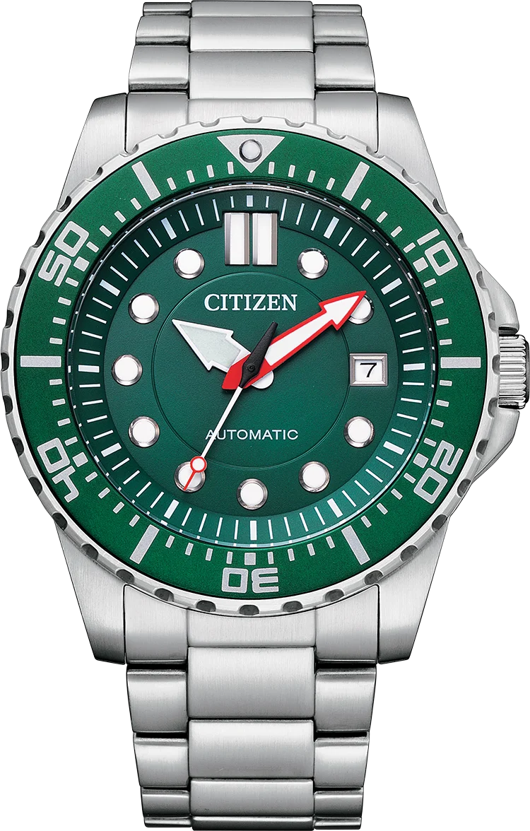 Montre Citizen NJ0129-87X Automatique Homme Cadran Vert Acier Inox
