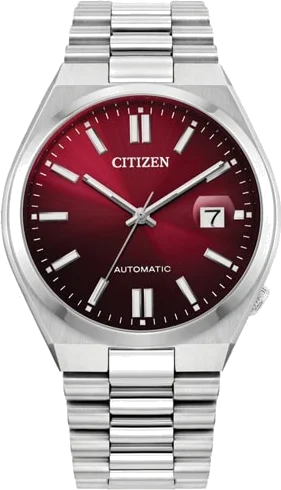 Montre Citizen Tsuyosa NJ0150-56W Automatique Homme Cadran Rouge Acier