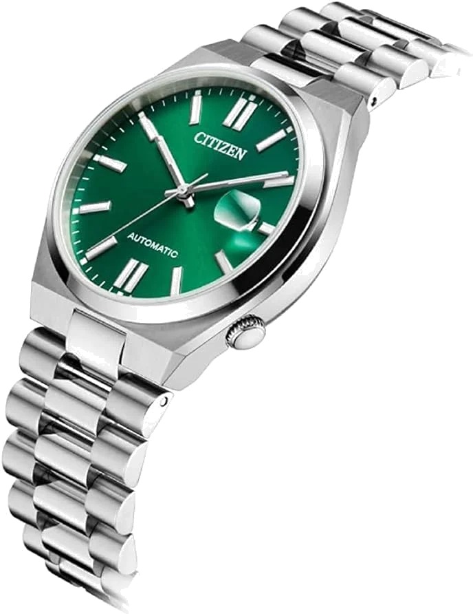 Montre Citizen Automatique NJ0150-81X pour Homme - Cadran Vert, Boîtier Acier vue 2