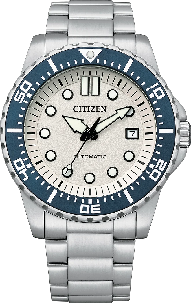 Montre Homme Citizen NJ0171-81A Automatique Acier Cadran Blanc