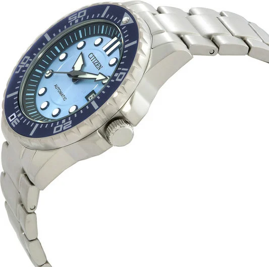 Montre Citizen Automatique Homme NJ0178-81M Cadran Bleu Glacier Acier vue 2