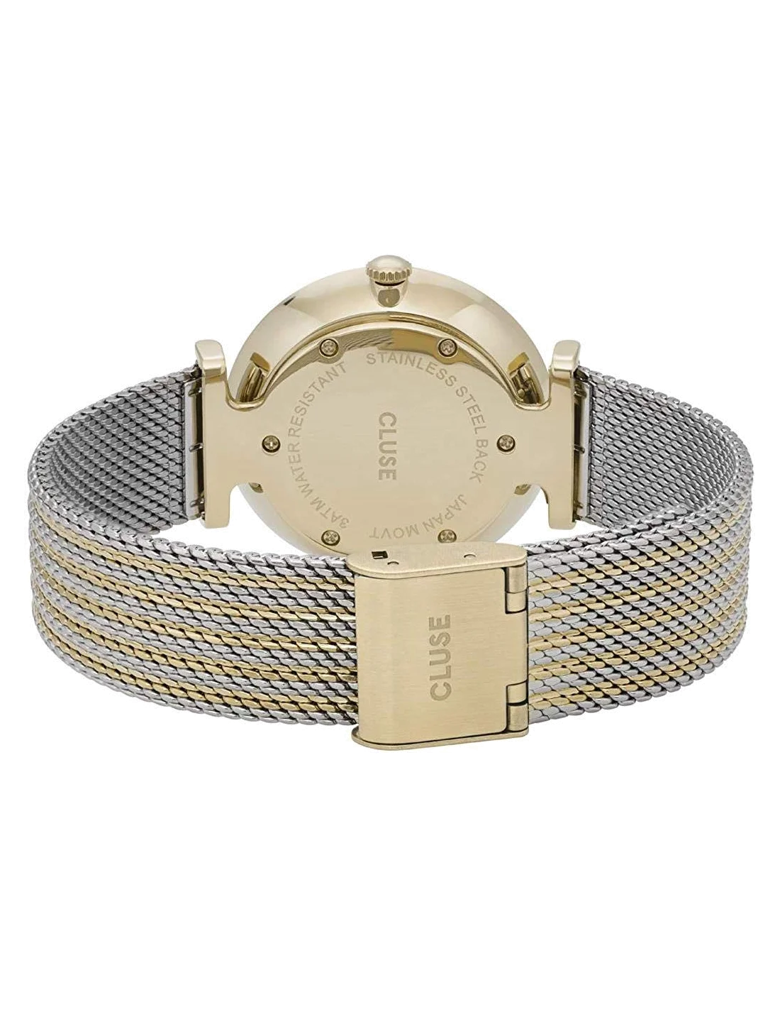 Montre femme Cluse Triomphe Gold Bicolour Mesh CL61002 vue 2