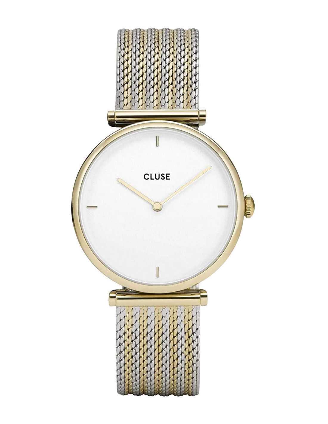 Montre femme Cluse Triomphe Gold Bicolour Mesh CL61002 vue 5