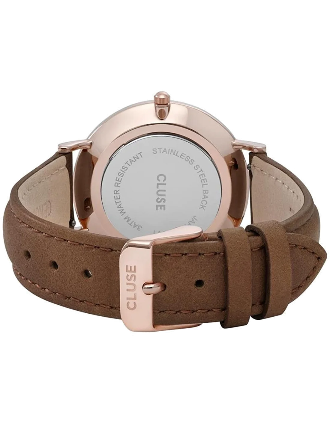 Montre Cluse La Bohème CL18010 Bracelet en cuir marron vue 3