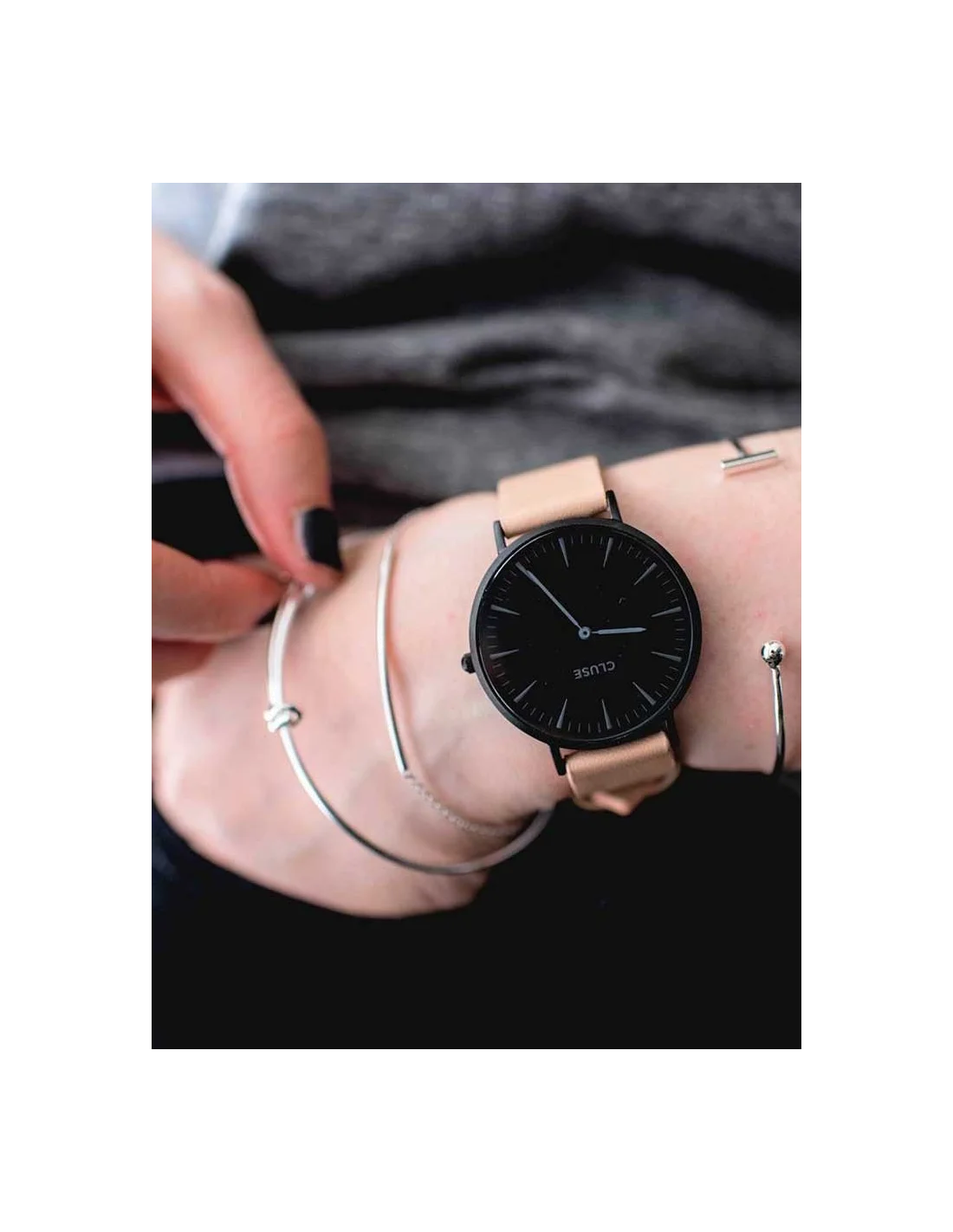 Montre Cluse La Bohème CL18503 Black/Nude vue 4