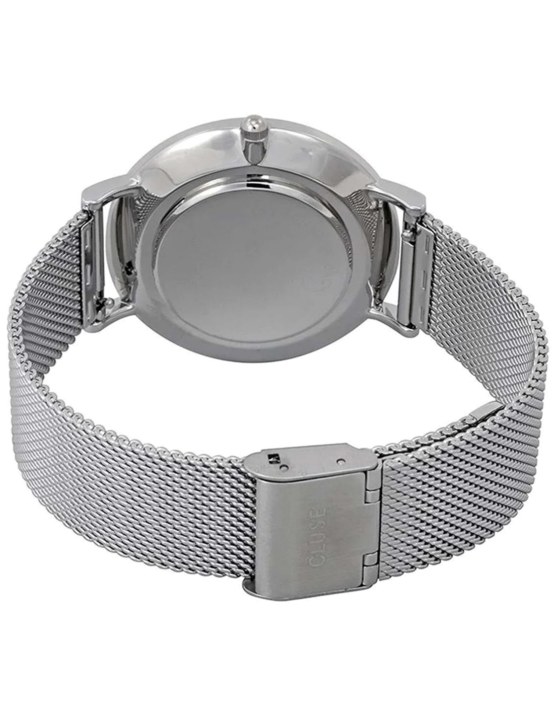 Montre Cluse La Bohème CL18106 Mesh Silver/Black bracelet en maille milanaise argenté vue 2