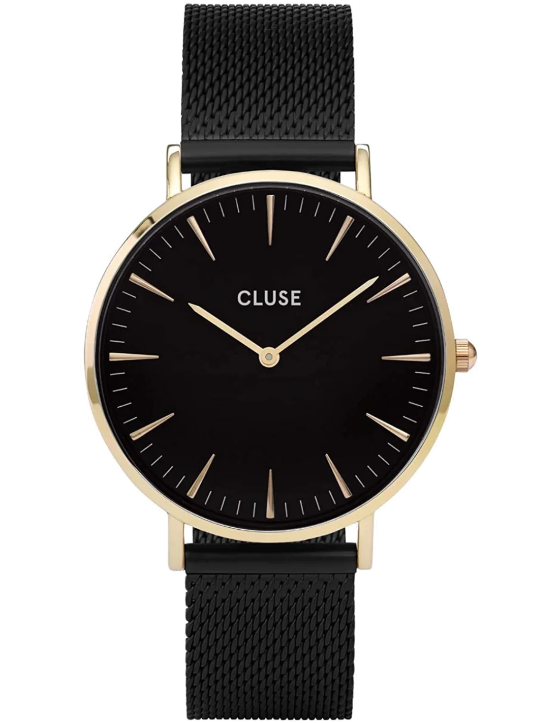 Montre Cluse La Bohème CL18117 Mesh Gold Black/Black Doré vue 4