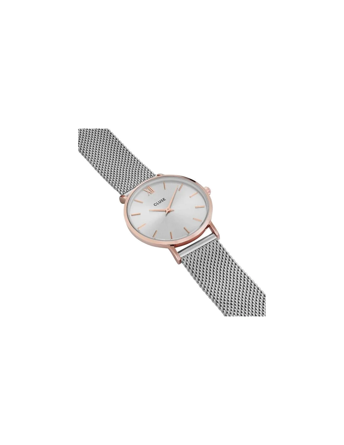Montre Cluse Minuit Mesh Rose Gold/Silver CL30025 vue 2