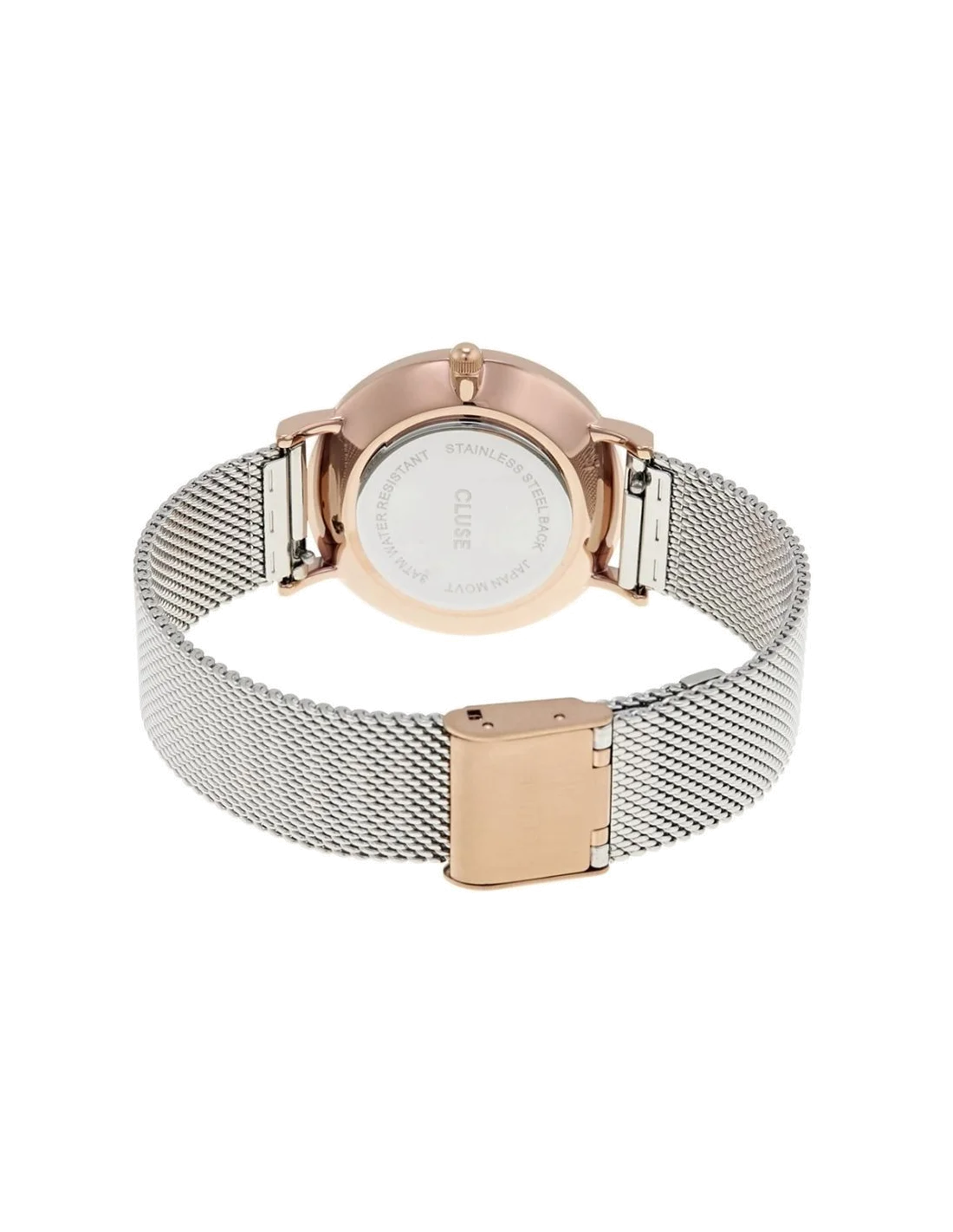 Montre Cluse Minuit Mesh Rose Gold/Silver CL30025 vue 3