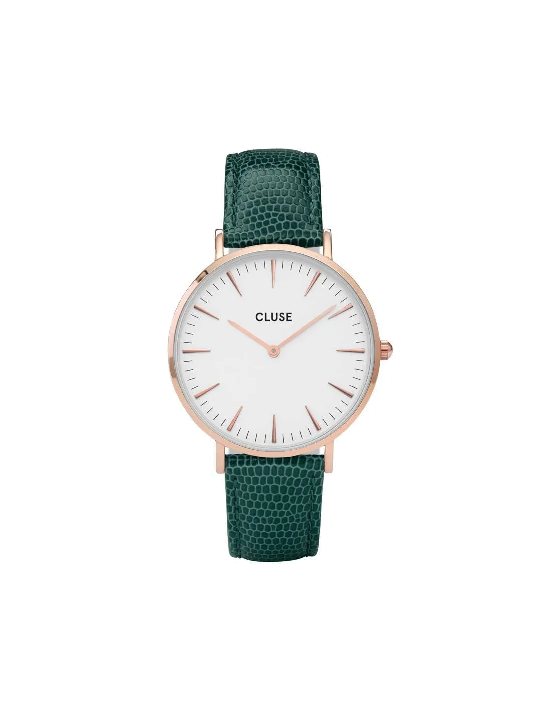 Montre Cluse La Bohème CL18038 Bracelet cuir vert