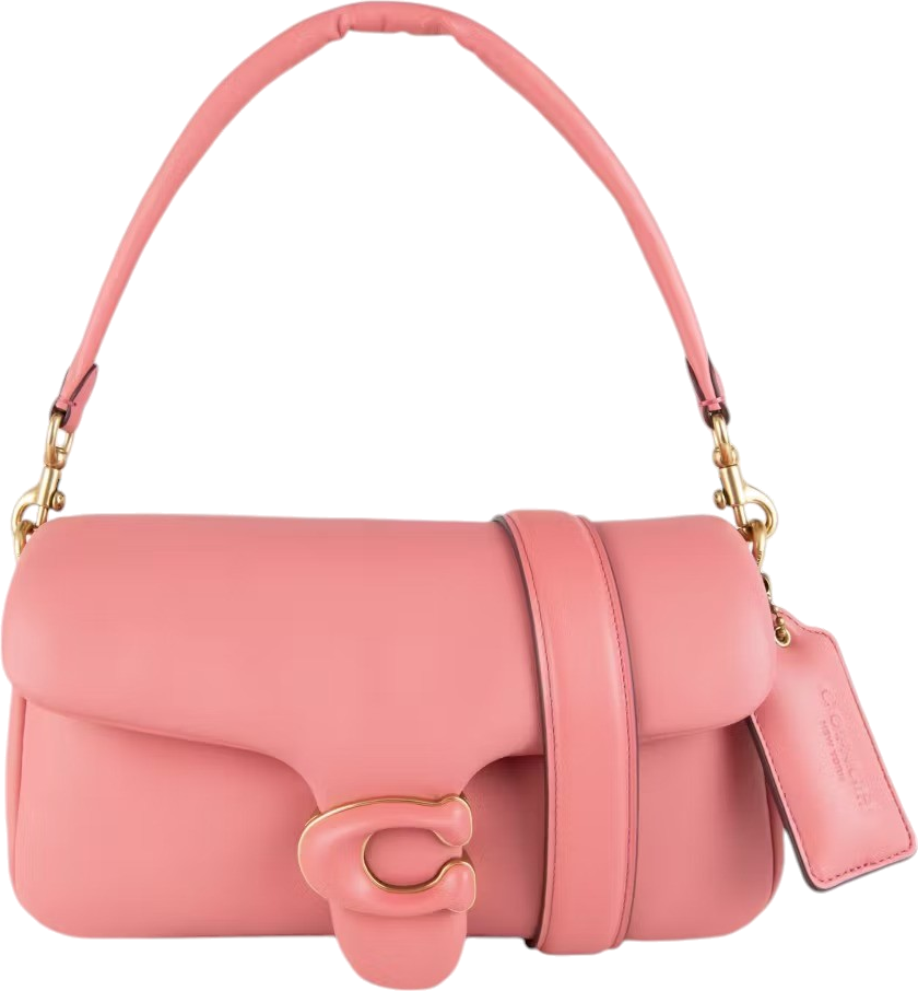 Sac à bandoulière Coach Pillow Tabby 26 porté épaule - Rose vue 3