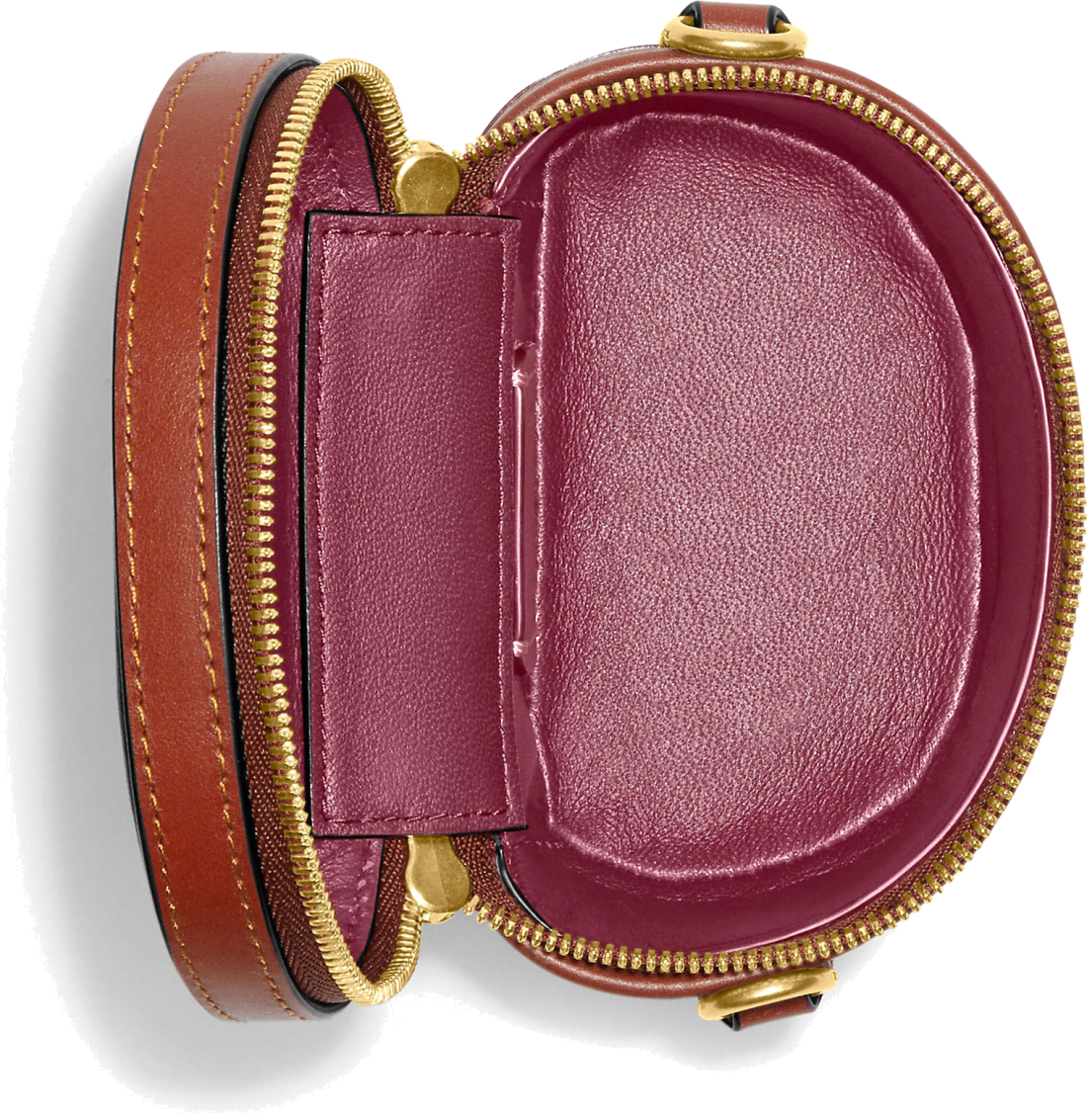 Sac à bandoulière Coach Trail 12 en toile signature - Marron vue 4