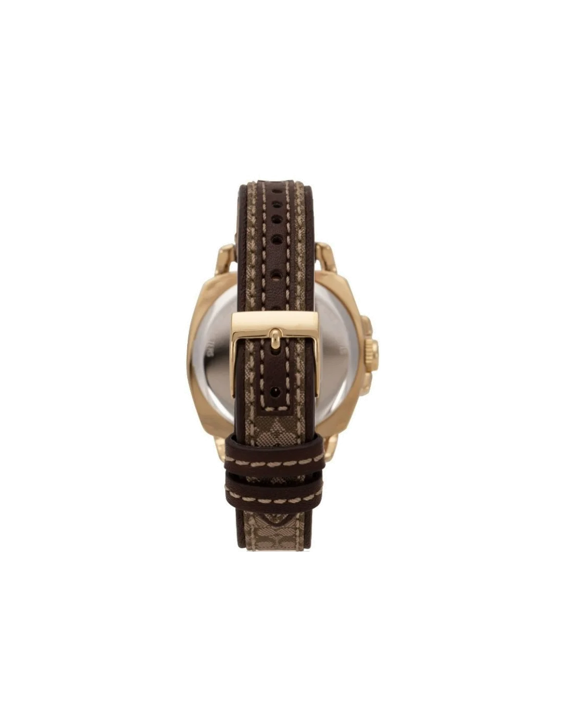 Montre femme Coach Boyfriend bracelet cuir marron vue 2