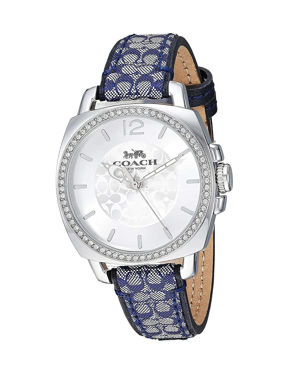 Montre Coach Boyfriend avec bracelet en cuir bleu