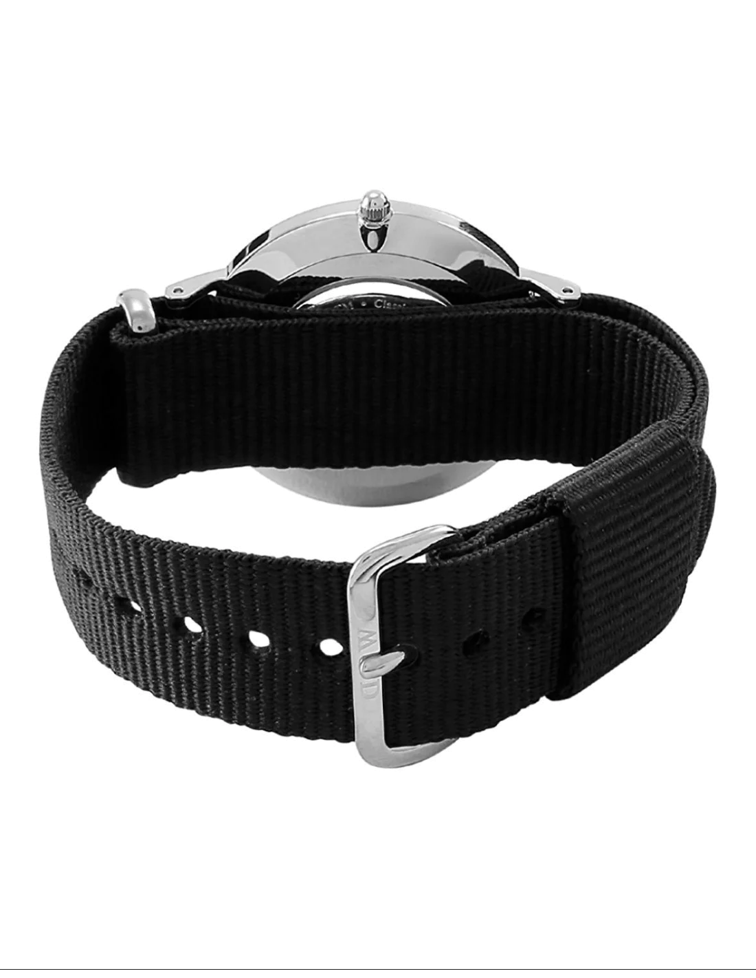 Montre Femme Daniel Wellington DW00100151 - Cadran Blanc et Bracelet NATO Noir vue 2