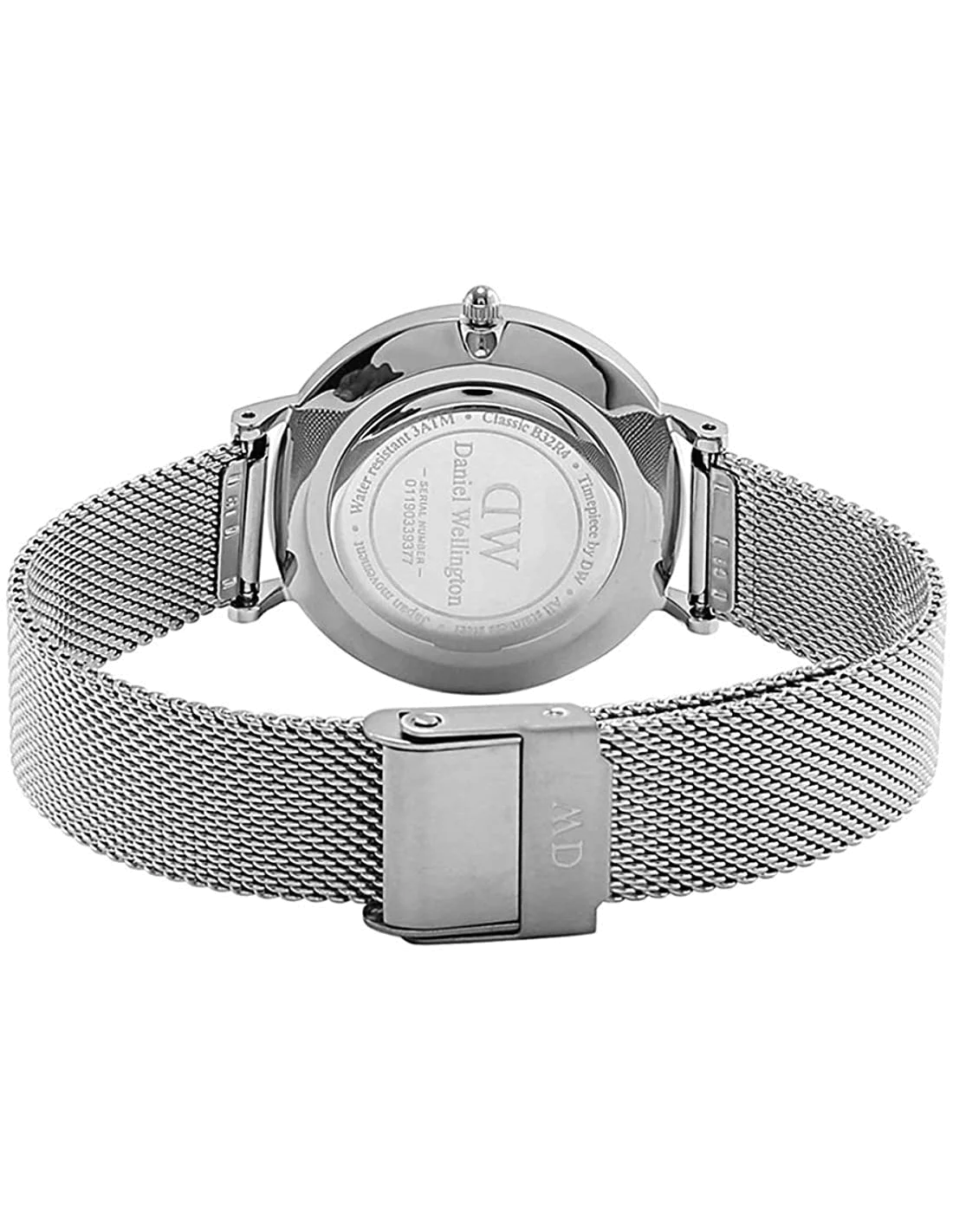 Montre Femme Daniel Wellington DW00100306 Classic Petite Sterling - Cadran Nacre 36mm, Boîtier et Maille Milanaise Argentés vue 2