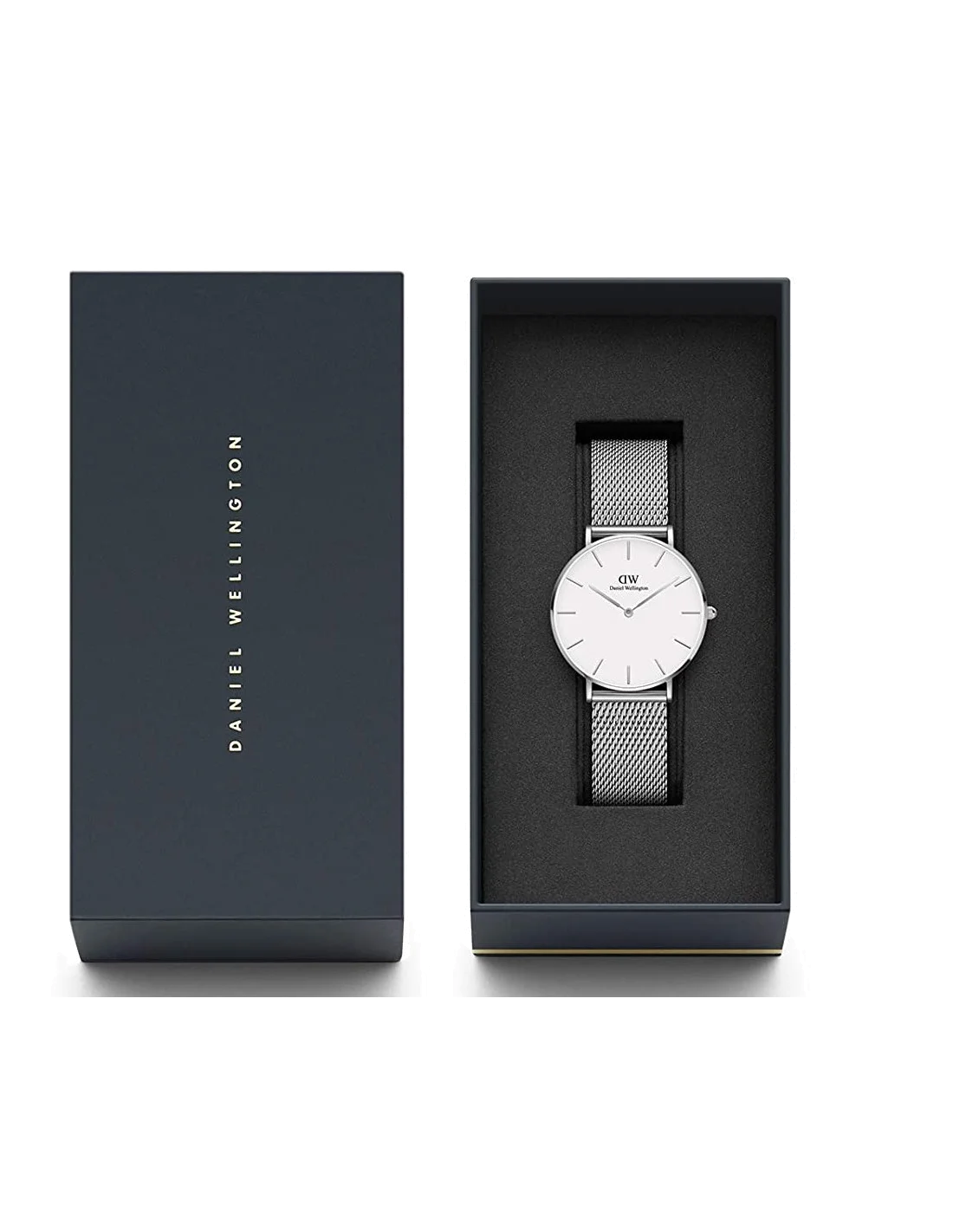 Montre Femme Daniel Wellington DW00100306 Classic Petite Sterling - Cadran Nacre 36mm, Boîtier et Maille Milanaise Argentés vue 3