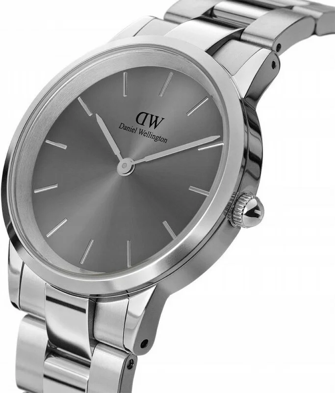 Montre Femme Daniel Wellington Iconic Link DW00100328, Cadran Gris, Bracelet Acier vue 2