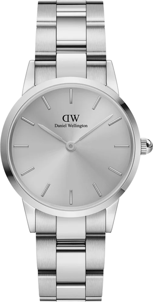 Montre Femme Daniel Wellington Iconic Link Unitone DW00100402 en acier argenté