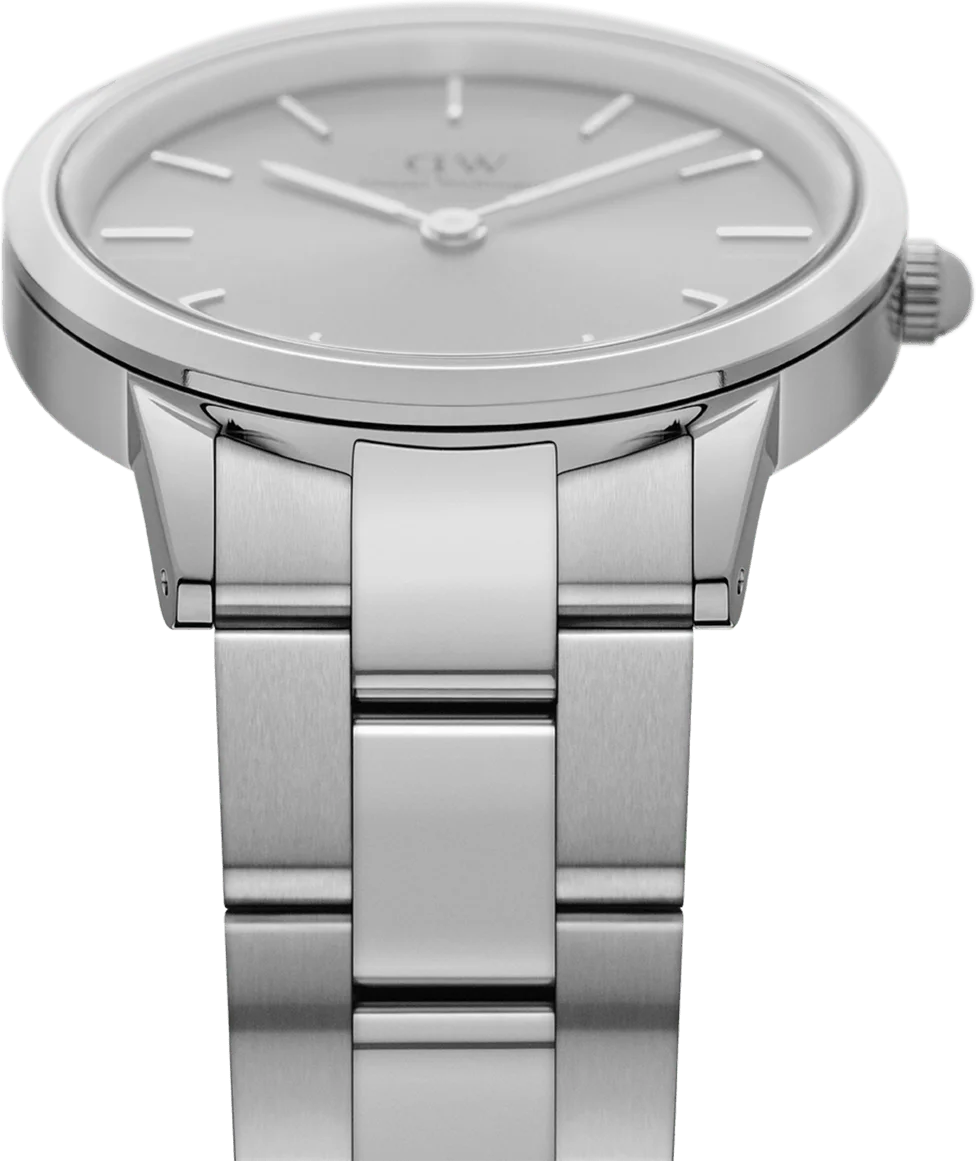 Montre Femme Daniel Wellington Iconic Link Unitone DW00100402 en acier argenté vue 3