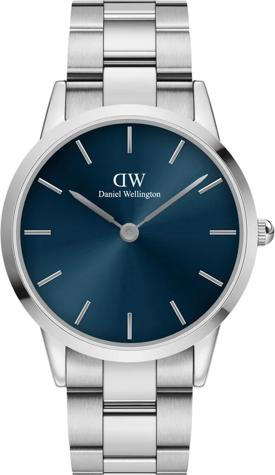 Montre Femme Daniel Wellington DW00100448 Iconic Arctic 40mm Cadran Bleu Acier