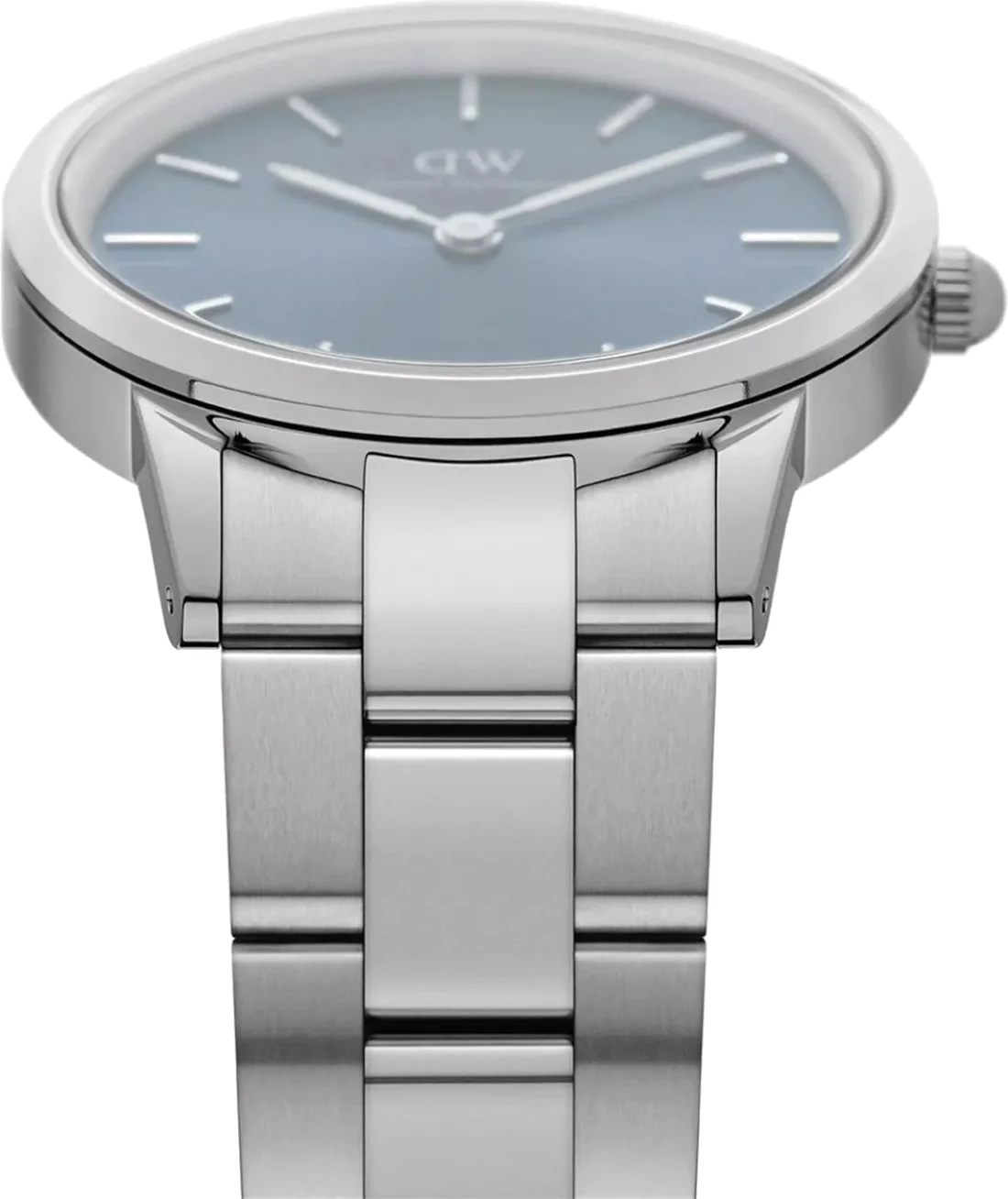 Montre Femme Daniel Wellington DW00100448 Iconic Arctic 40mm Cadran Bleu Acier vue 3