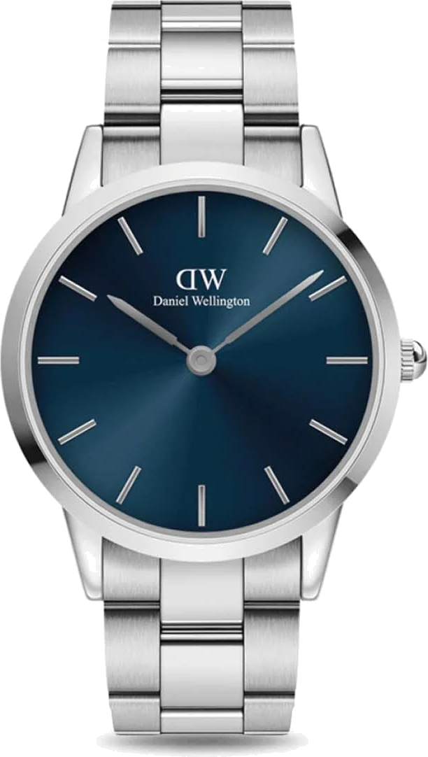 Montre Femme Daniel Wellington DW00100459 Iconic Arctic - Cadran Bleu 32mm Acier Poli