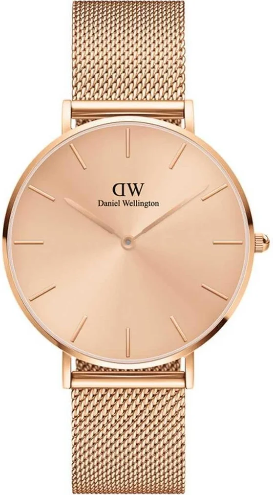 Montre Femme Daniel Wellington DW00100471 Petite Unitone - Boîtier 32 mm Or Rose Acier