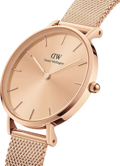 Montre Femme Daniel Wellington Petite Unitone 36mm Or Rose DW00100472 vue 2