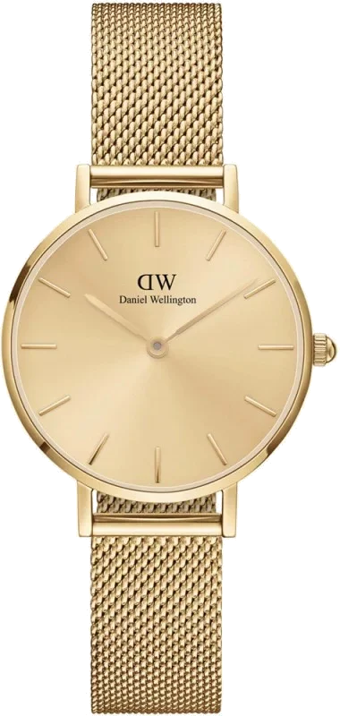 Montre Femme Daniel Wellington DW00100473 - Boîtier Or Jaune 28mm, Maille Milanaise
