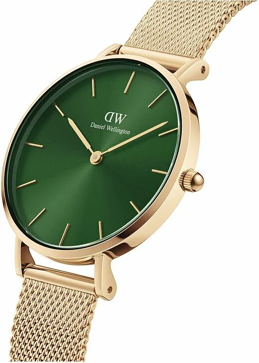 Montre Femme Daniel Wellington Petite Emerald 36mm DW00100481 - Cadran Vert Emeraude, Boîtier Or vue 2