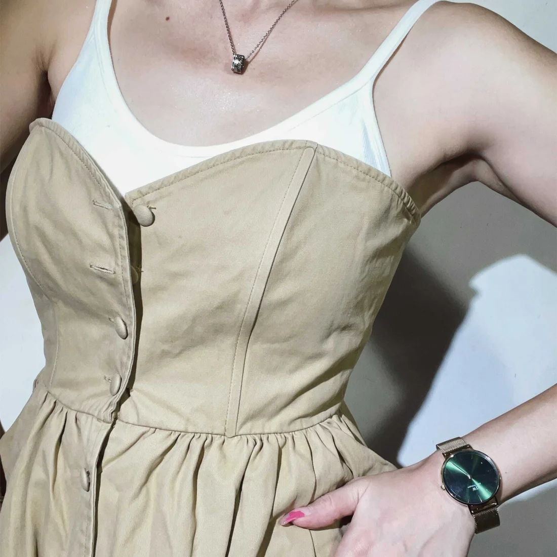 Montre Femme Daniel Wellington Petite Emerald 36mm DW00100481 - Cadran Vert Emeraude, Boîtier Or vue 5