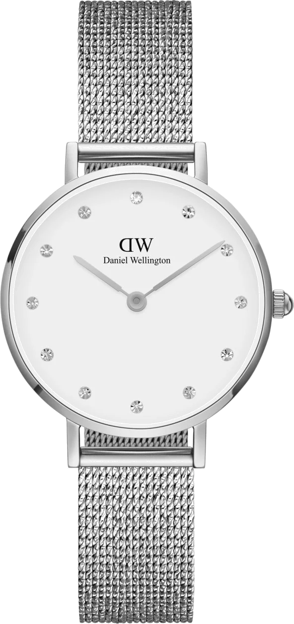 Montre Femme Daniel Wellington DW00100602 Cadran Blanc 28mm Acier Argent