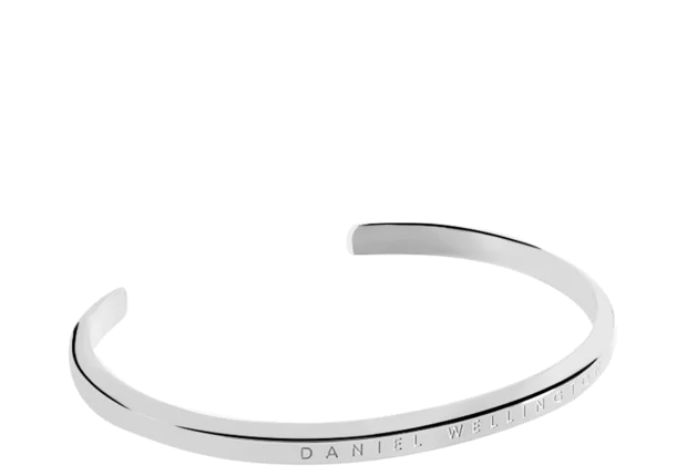 Bracelet Classique Jonc Argenté Daniel Wellington DW00400002 pour Femme - Taille L vue 2