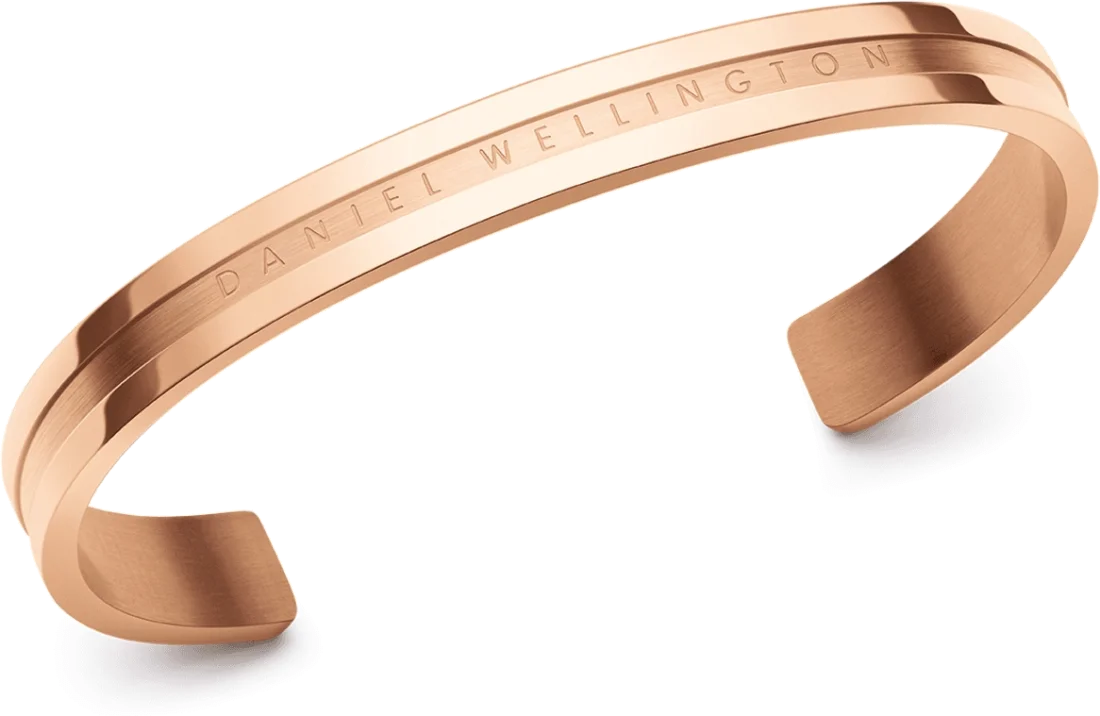 Bracelet Daniel Wellington Elan en acier inoxydable doré or rose - Réf. DW00400140 - Taille Femme S vue 2
