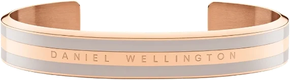 Bracelet Daniel Wellington DW00400012 Emalie Desert Sand en acier doré rose - Taille S pour Femme