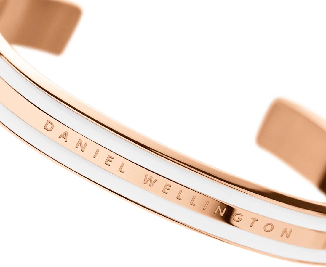 Bracelet Daniel Wellington DW00400007 en acier or rose pour femme - Taille S vue 3