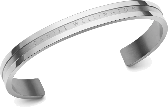 Bracelet Daniel Wellington Elan en acier inoxydable poli argenté - Réf. DW00400144 - Taille M pour femme vue 2