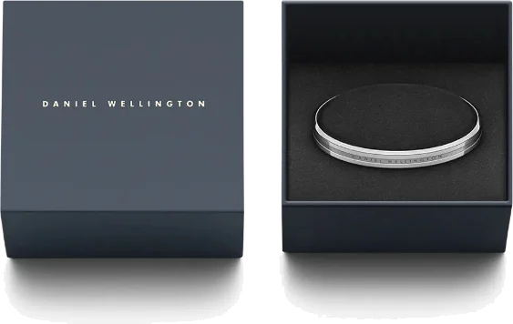 Bracelet Daniel Wellington Elan en acier inoxydable poli argenté - Réf. DW00400144 - Taille M pour femme vue 4