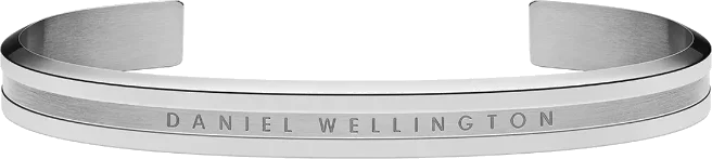 Bracelet Daniel Wellington Elan en acier inoxydable poli argenté - Réf. DW00400144 - Taille M pour femme