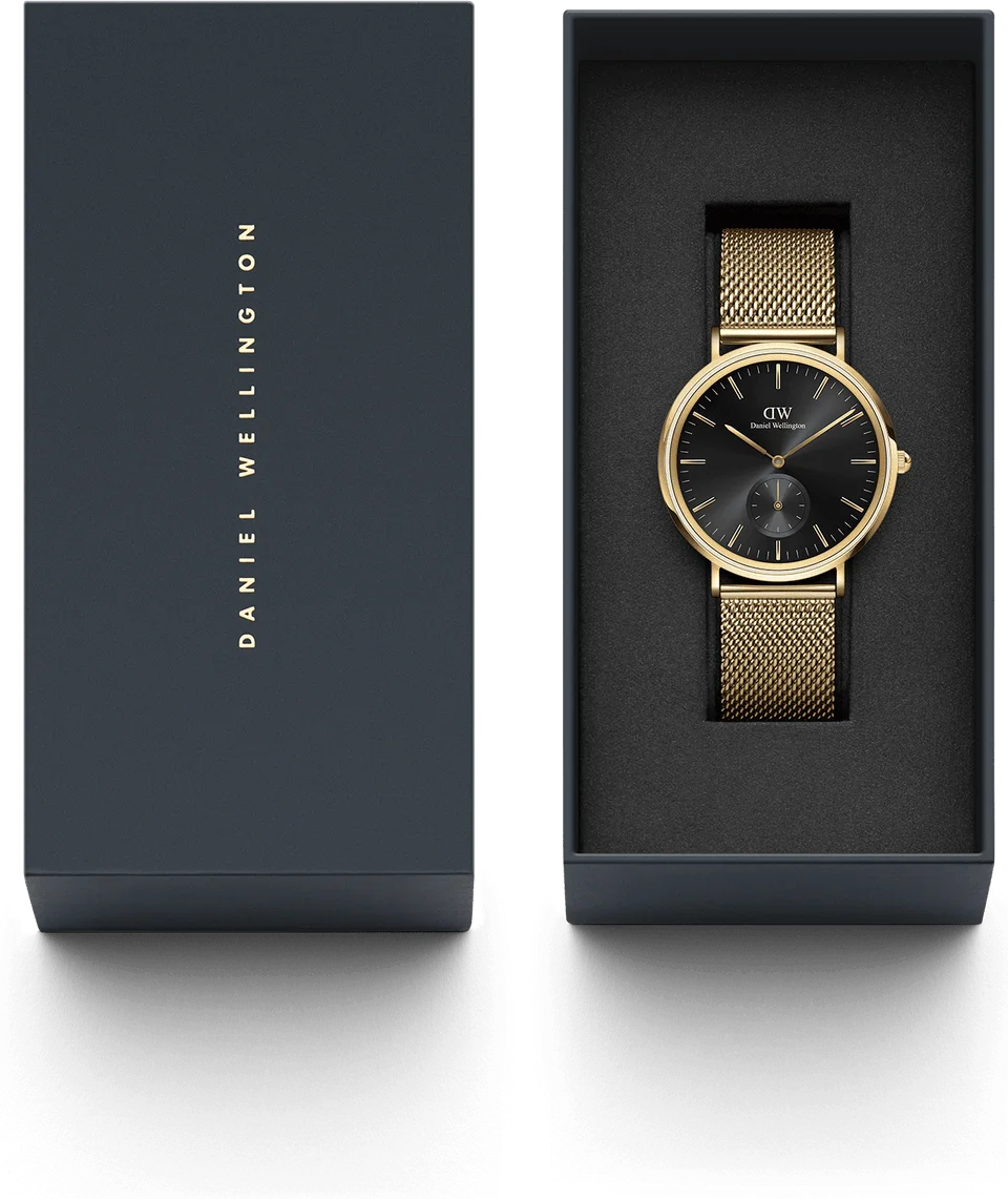 Montre Daniel Wellington DW00100713 Classic Multi-Eye Evergold Onyx vue 3