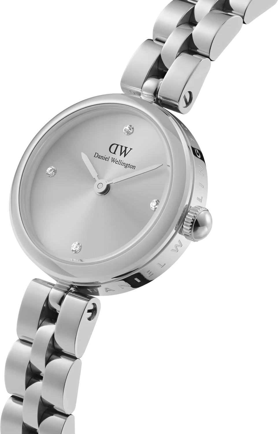 Montre Femme Daniel Wellington DW00100719 Elan Lumine, cadran et bracelet acier argenté 22mm vue 2