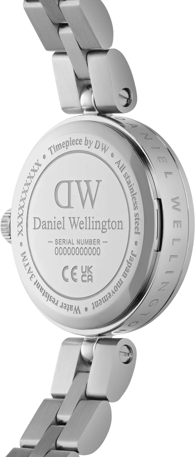 Montre Femme Daniel Wellington DW00100719 Elan Lumine, cadran et bracelet acier argenté 22mm vue 4