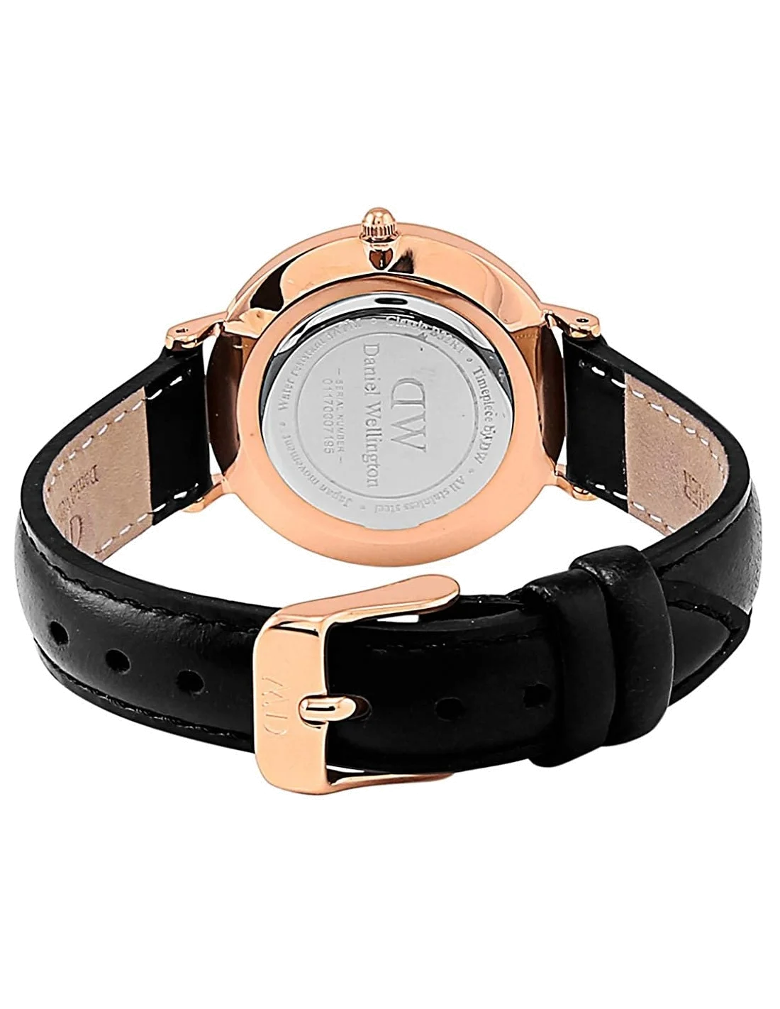 Montre Femme Daniel Wellington Classic Petite Or Rose et Noir DW00100224 vue 2