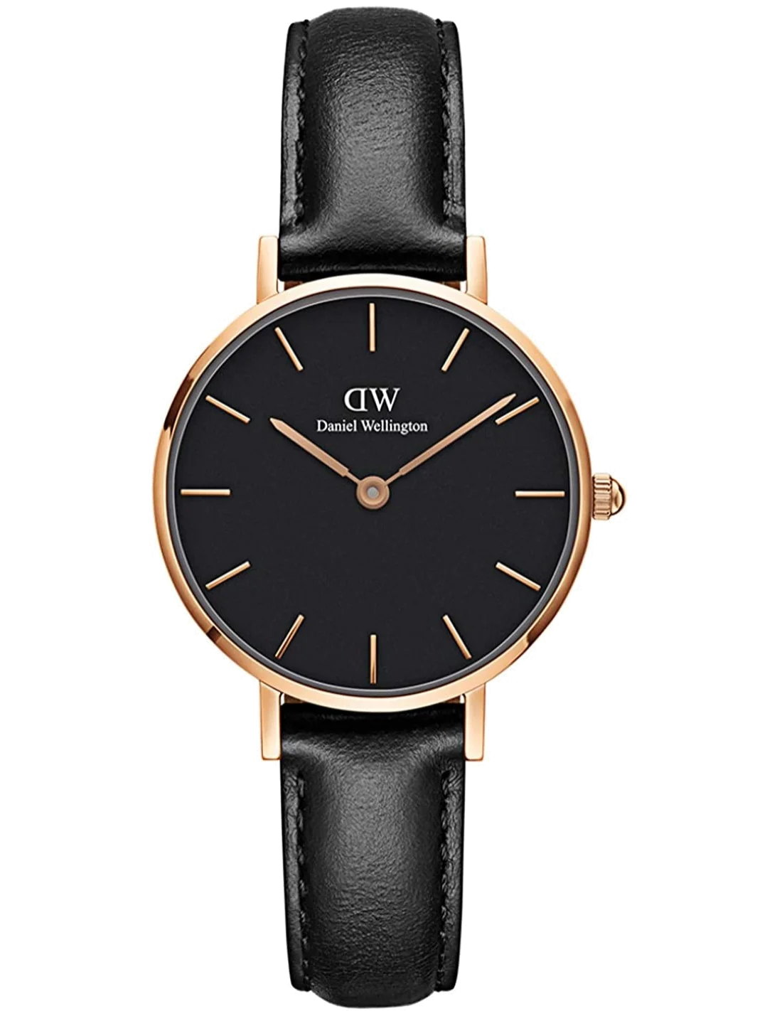 Montre Femme Daniel Wellington Classic Petite Or Rose et Noir DW00100224
