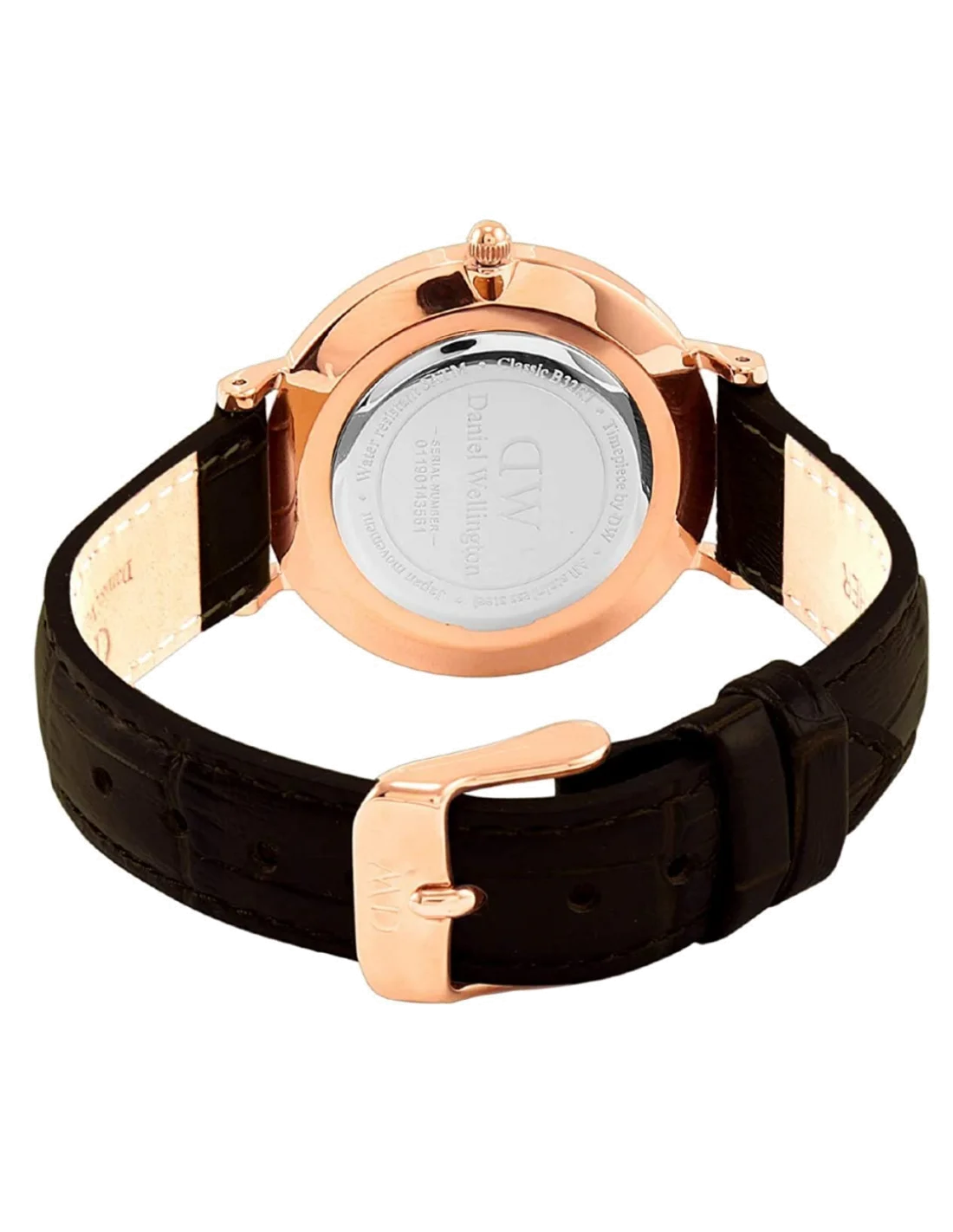 Montre Femme Daniel Wellington Classic Petite DW00100232 en Or Rose et Cadran Blanc vue 2