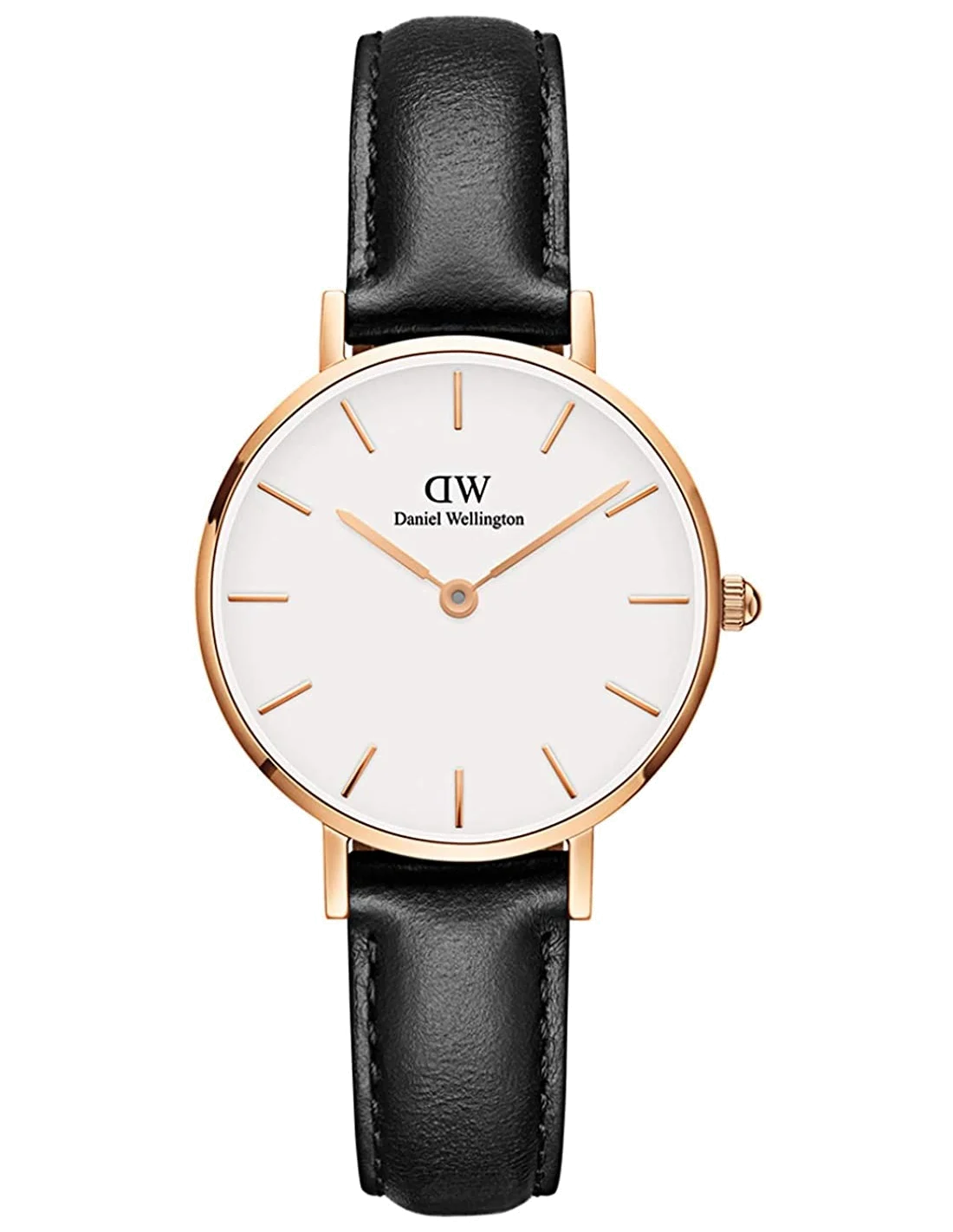 Montre Femme Daniel Wellington Classic Petite DW00100230 en or rose et cadran blanc vue 3
